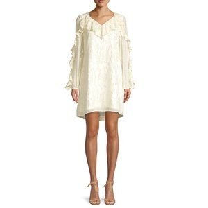 Lilly Pulitzer Belle Metallic Silk Shift Dress 14